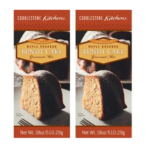 Maple Bourbon Bundt Cake Mix | Pack of 2 | 18 oz | Cobblestone Kitchen