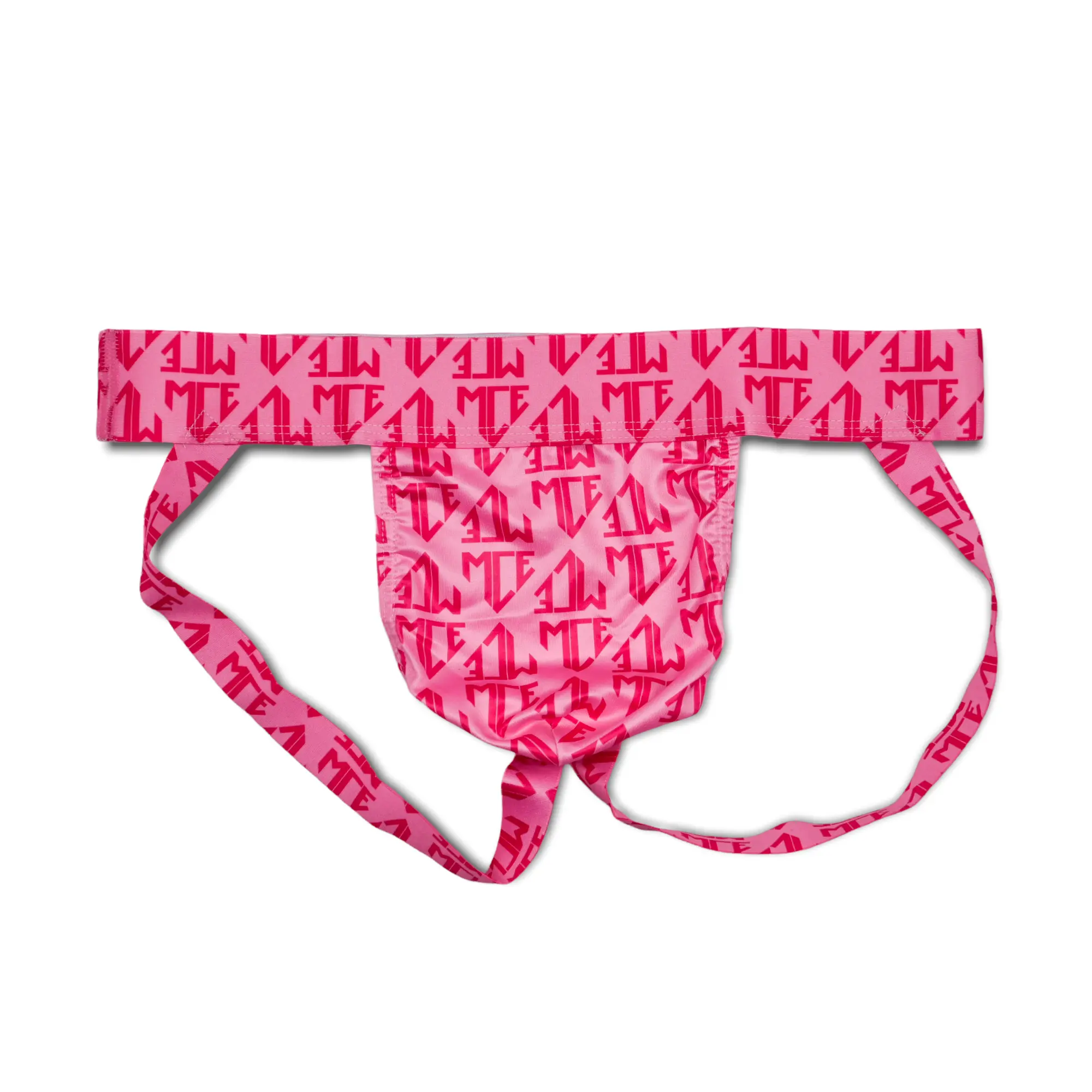 pink monogram MCE logo jock strap pink monogram MCE logo jock strap