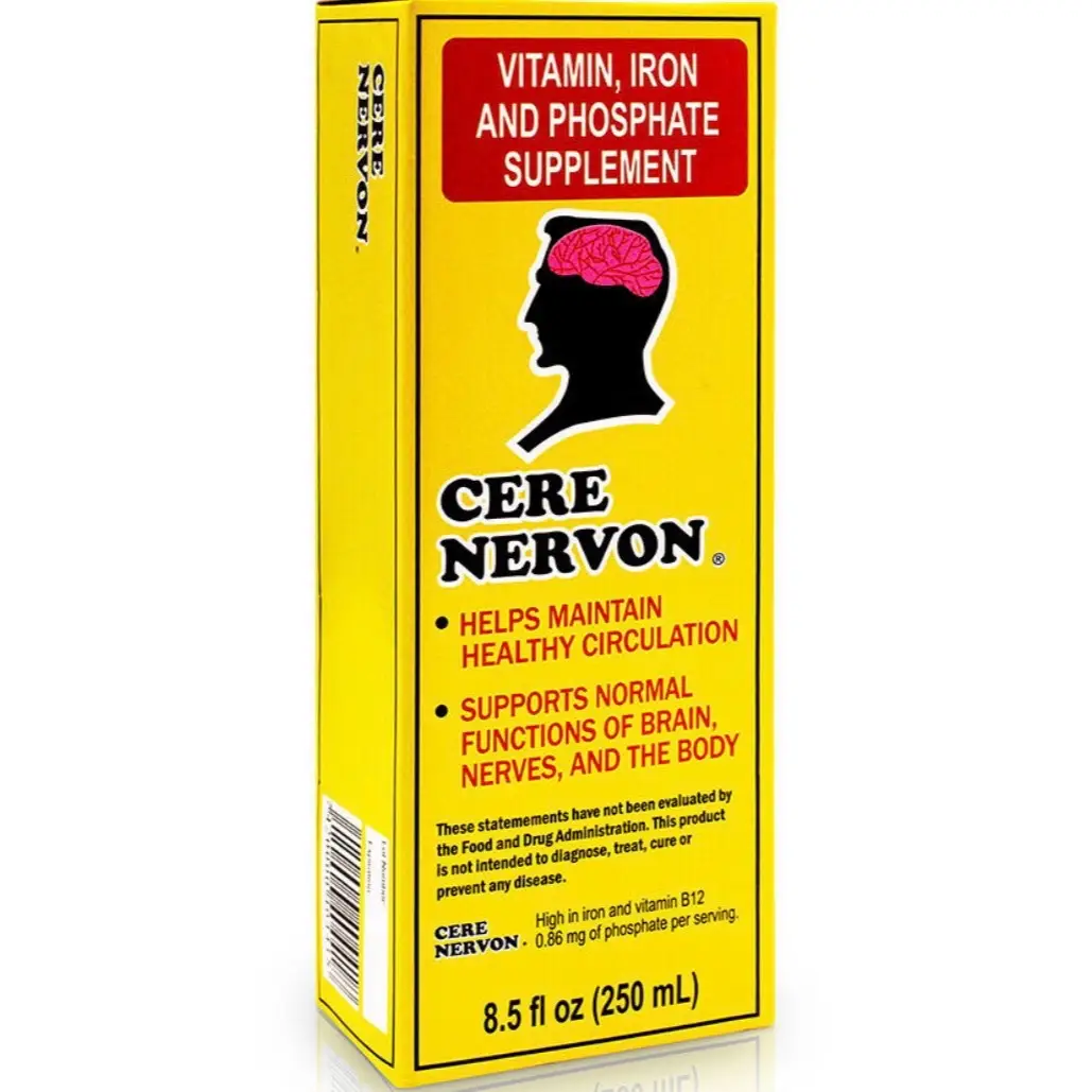 Cerenervon Syrup – Powerful Elixir for Energy and Mental Focus – 240 ml