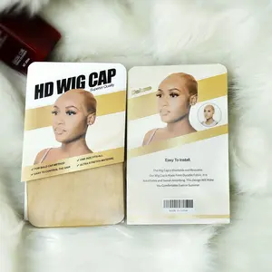 HD Wig Caps For Women 2 Count Breathable Bald Cap For Wig
