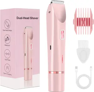 New Bikini Trimmer for Women,Dermave Bikini Shaver,2-in-1 Electric Razors for Women