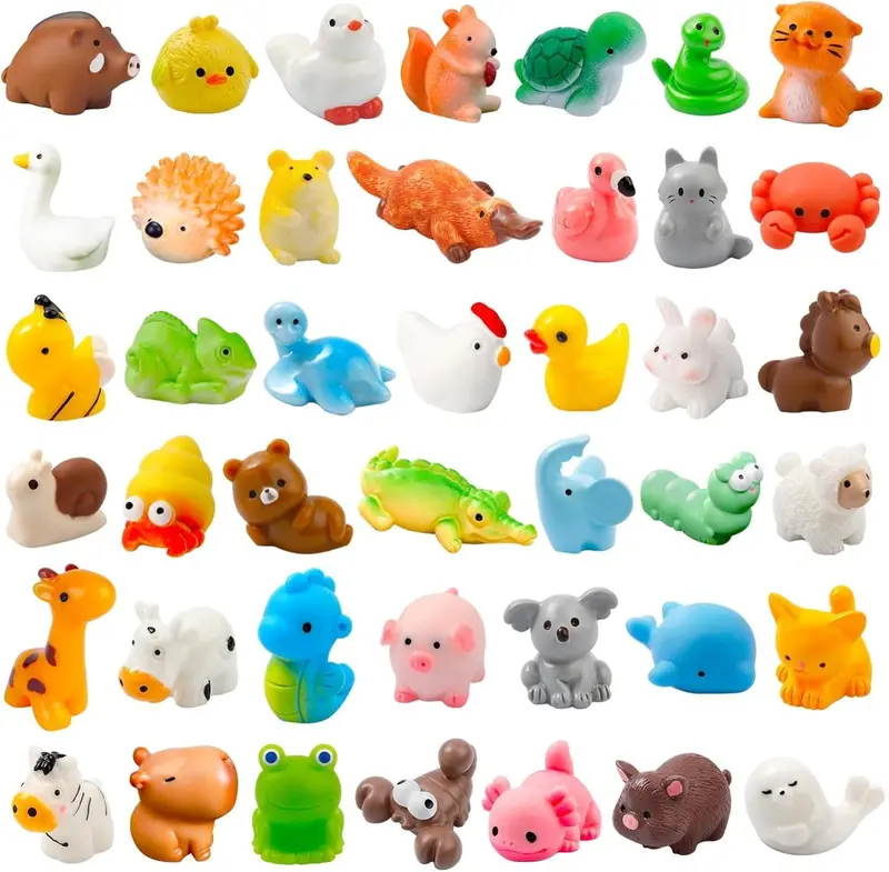 400 Pcs Mini Resin Animal Figures Bulk – Tiny Figurines For Pranks, Crafts, And Hide & Seek Fun