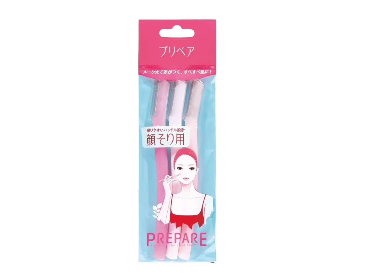 SHISEIDO Prepare Eyebrow Razor Set - 3 Pieces for Beginners - Complete Razor Set for a Polished Look
