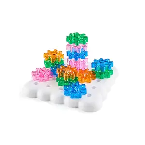 Random Color DIY Rope Threading Gear Spinning Toy, 18pcs/set Educational Creative Toy, Construction Toy Set, Suitable for Over 3 Years Old