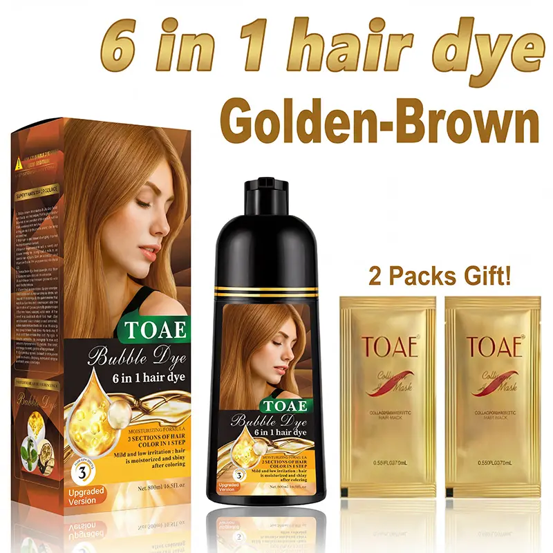 Golden-Brown+2Hair Mask