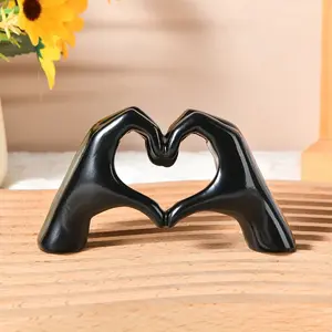 Love Hand Gesture Sculpture – Modern Resin Decor Statue