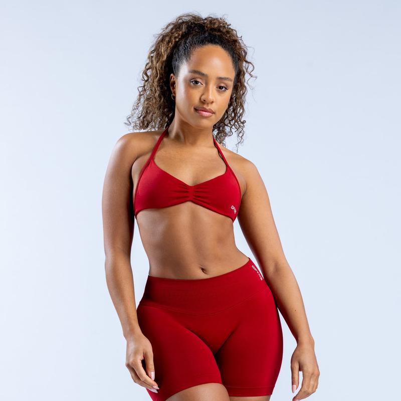 DFYNE Impact Strappy Bra & Short Set – Seamless Sculpting Gym Fit for Women