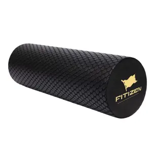 Fitizen Foam Roller Mini - 12 x 4 Inches - Textured for Muscle Massage, Physical Therapy, Pilates, Yoga & Exercise Equipment