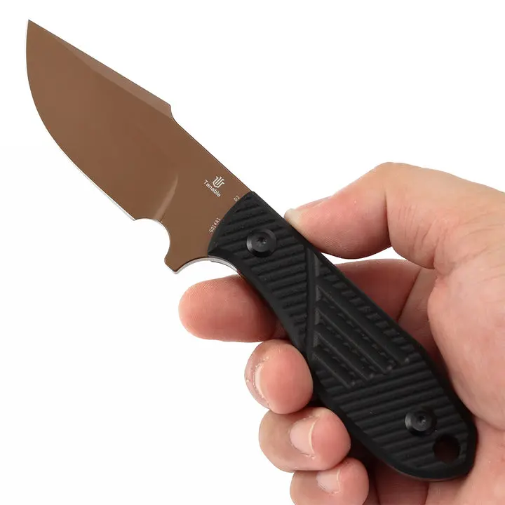TENABLE Tiny Dancer Fixed Blade Kitchen Tool - 3.17" D2 Blade - G10/Micarta/G-mascus Handle - JB Stout Design - G014 Series, G10/Micarta Handle