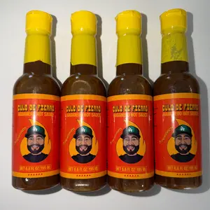 Culo de Fierro El Cachichurry Salsa Habanera Habanero Hot sauce 4 pack