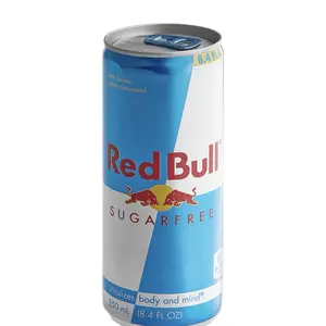 Red Bull Sugar Free Energy Drink, 8.4 fl oz, Pack of 12 Cans Beverage Sport