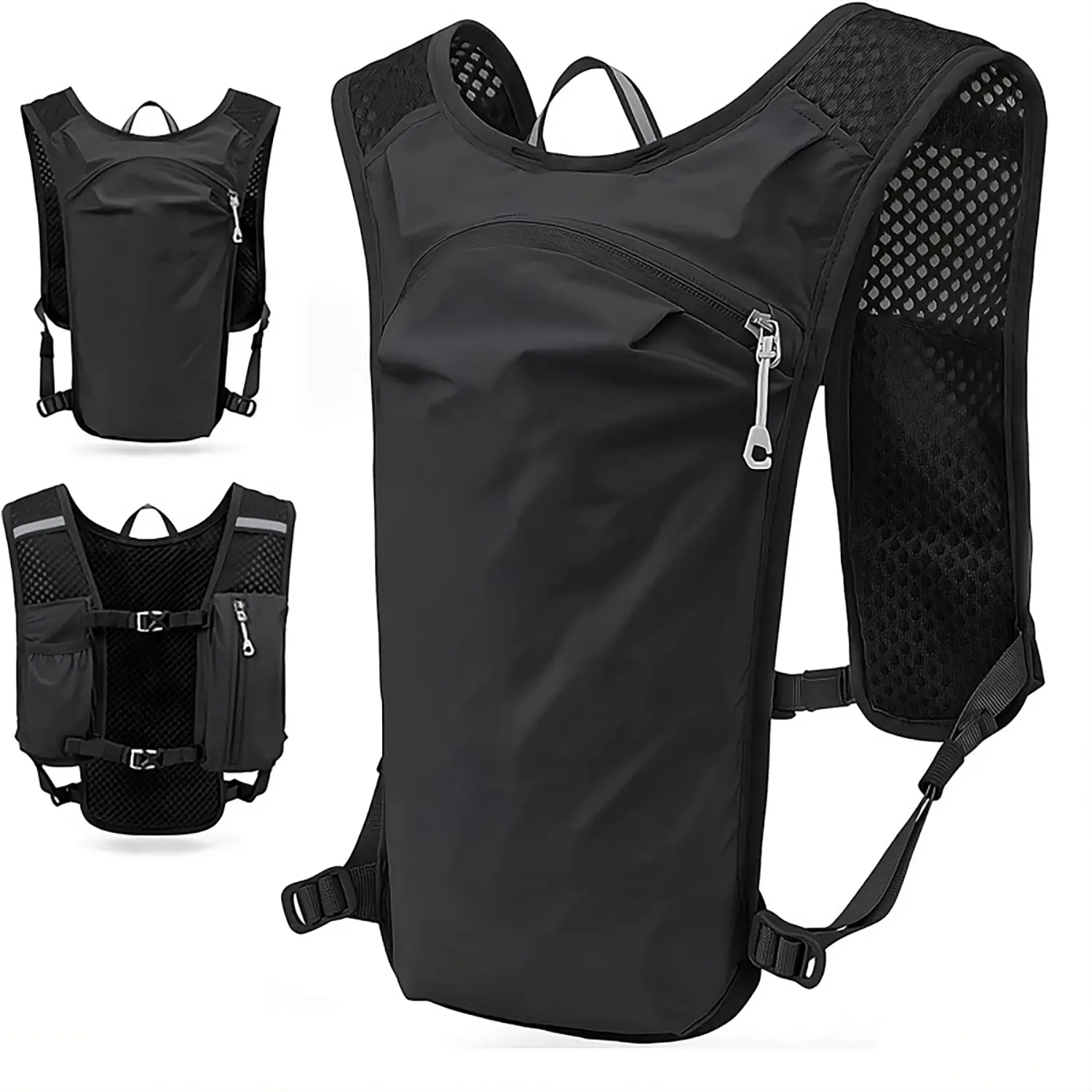 Outdoor sports, cross-country, mountaineering backpack, light and quick-drying, marathon, hiking, cycling, running, double-shoulder storage bag
