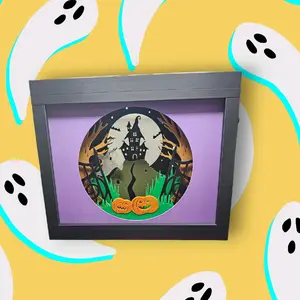 3D Halloween Shadow Box