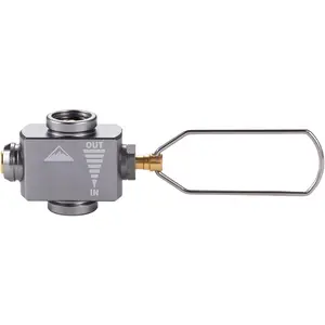 Fuel Canister Refill Adapter, Isobutane Refill Adapter, Butane Gas Refill Adapter Gas Saver Plus Isobutane Canister EN417 Lindal Valve (Gas Fuel not Included) Z15
