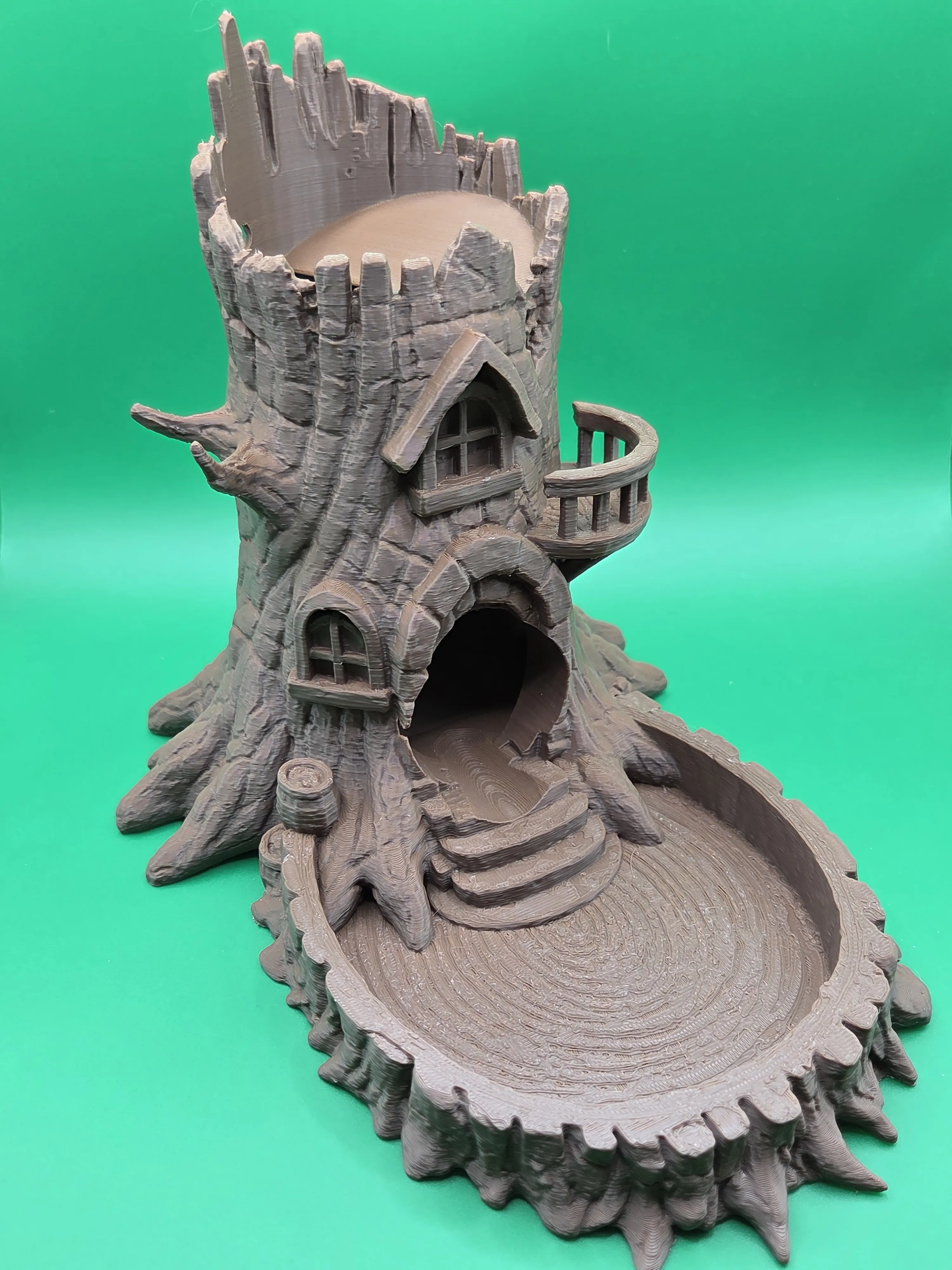 3D Printed - Fantasy Tree Dice Tower