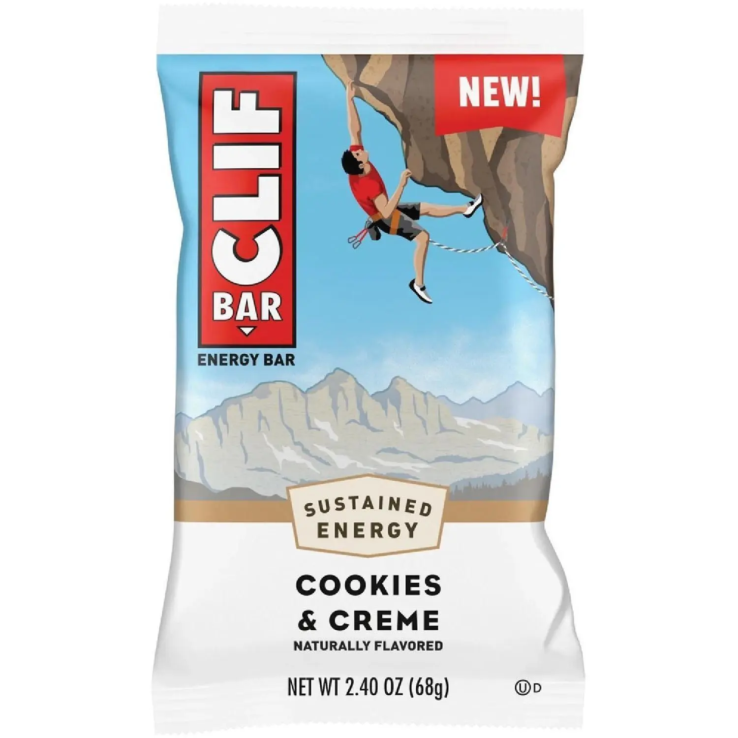 Clif Energy Bar Cookies & Creme 2.40 oz 12 ct Tray