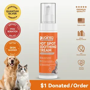 Hot Spot Treatment for Dogs, Gentle Soothing Balm for Dogs, with Quantum Silver and Coconut Oil, Formulated to Nurture & Comfort Dry, Sensitive Skin