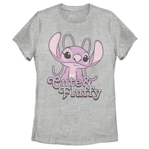 Women's Lilo & Stitch Angel Cute & Fluffy T-Shirt