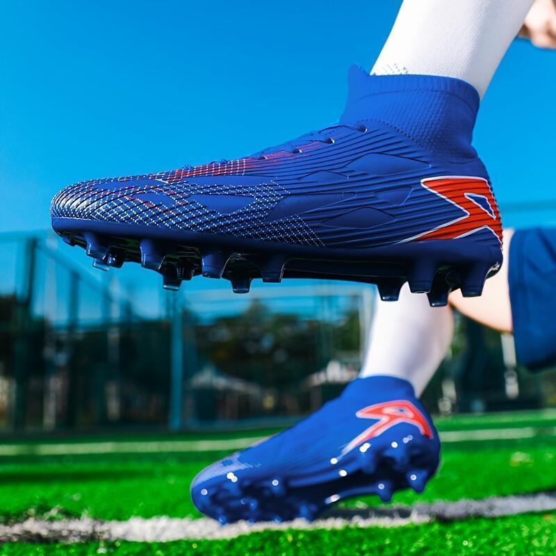Professional Soccer Shoes Men Women with Long Studs, Designed And Matches, Stylish Footwear Specifically Green Fields.