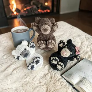 Cute Bear Snuggler Crochet Baby Lovey Soft Toy Easy Tutorial