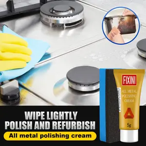 AMZ Metal Polish Cream, Copper Tire Rust Polishing Kitchen Metal Polishing Multifunctional Cleaning Care Cream