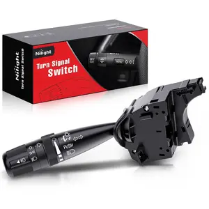 Nilight Turn Signal Switch Compatible with 2007-2018 Jeep Wrangler Compass Patriot 2008-2010 Grand Cherokee Liberty 2007-2014 Dodge Avenger Nitro 2007-2010 Chrysler PT Cruiser Sebring, 2 Year Warranty fathersdaygift