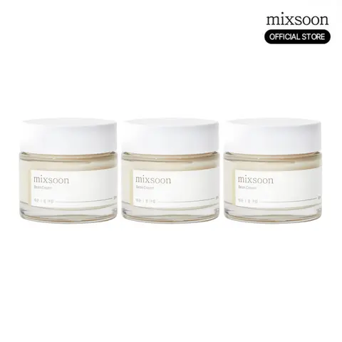 [mixsoon Official] Bean Cream Trio (50ml x 3) - Intensive Moisturizing Facial Cream