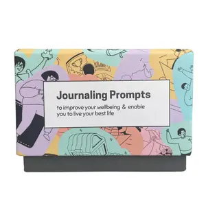 Journalive! 120 Journal Prompts Cards - Inspirational & Creative Writing to Calm , Improve Mental  Wellbeing & Mindfulness, Manifest Growth via Self-Reflection, Self-Care & Self-Discovery