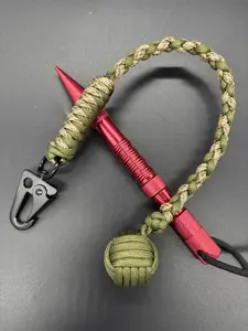 Camo & OD Green Mini WIP Monkey Fist Keychain