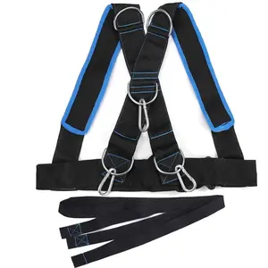 Training Sled Harness Vest with Pull Strap, Tire Pulling Resistance Speed Training