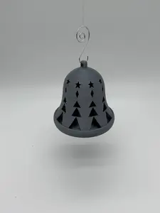Sliver Bell tea light ornament