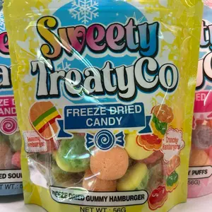 SweetyTreatyCo's Freeze Dried Gummy Hamburgers - Unique American Classic Snack Candy - Candies freeze  dried freeze dried candy