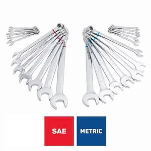 Kobalt 24-Piece Set 12-point (SAE) and Metric Standard Combination Wrench