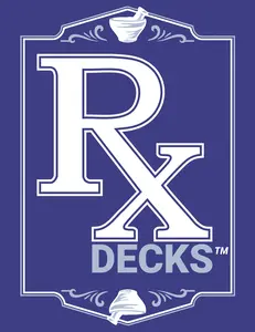 RxDecks — Genitourinary, Pain, Drops & Dermatology (Dark Blue)