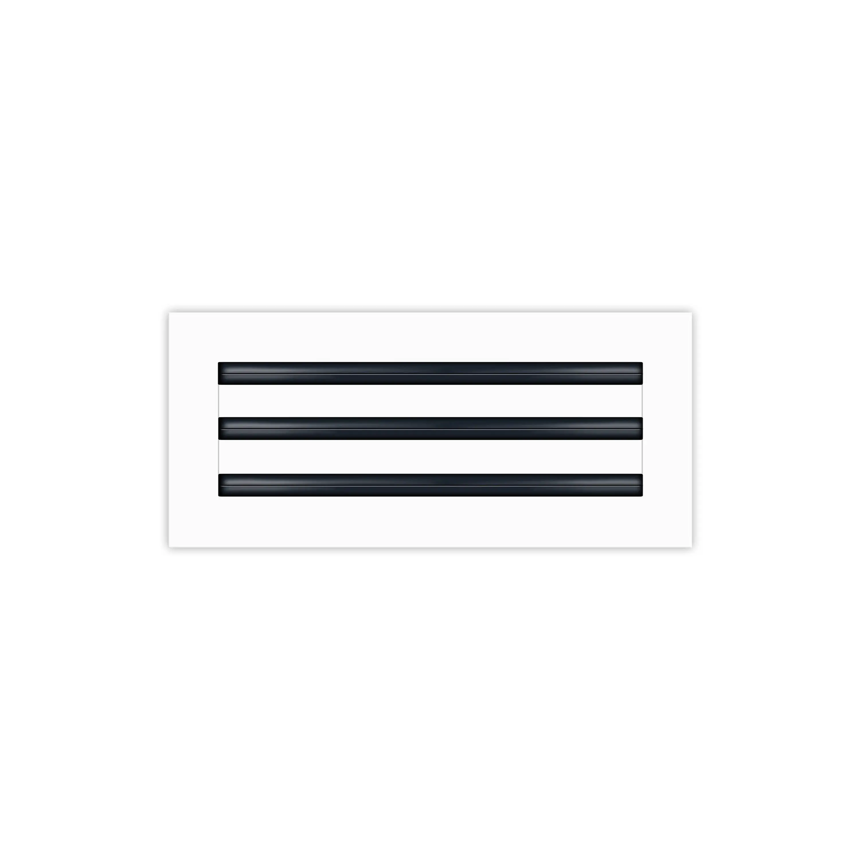 BUILDMART - 16x6 White Modern AC Vent Cover - Decorative Aluminum Air Vent - Standard Linear Slot Diffuser - Heating and Cooling Register Grille for Ceiling, Walls & Floors