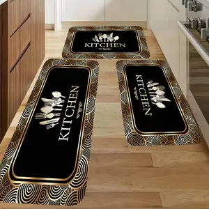 3pcs Anti-Slip Kitchen Floor Mat Suitable for Standing, Heavy-Duty Non-Skid Mat, Machine Washable Soft Cushioning Mat for Sink, Laundry Room, Office (15.75inch23.62inch19.69inch31.5inch17.72inch47.24inch) kitchen carpet