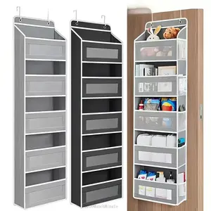 5-Compartment Over-the-Door Organizer: No-drill, space-saving hanging storage.Fits closet, bathroom, kitchen, home, office, dorm.Easy-to-clean fabric, compact & sturdy-great for small spaces.DD16MunchMingle
