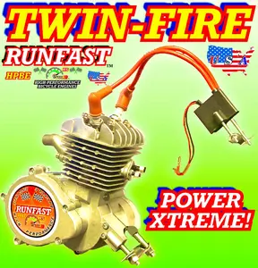 MONSTER HYPERFIRE RUNFAST TM 2-stroke 66cc/80cc SUPERPOWER Motorized Bike ENGINE FOR MOTORIZED BICYCLE SUPERFIRE