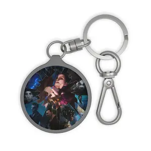Arcane LOL Keyring Tag