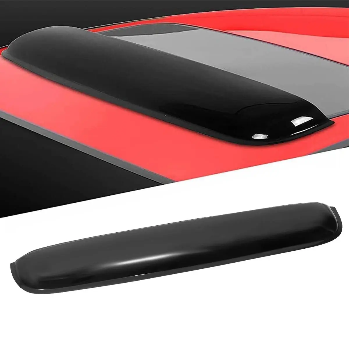 34" 38" 43"Shatterproof Sunroof Wind Deflector Tinted Sun and Moonroof Visor