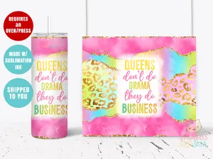 2-PACK Girl Boss sublimation transfer for 20oz Skinny Tumbler - Ready to press - DIY Specialty Supplies - T056
