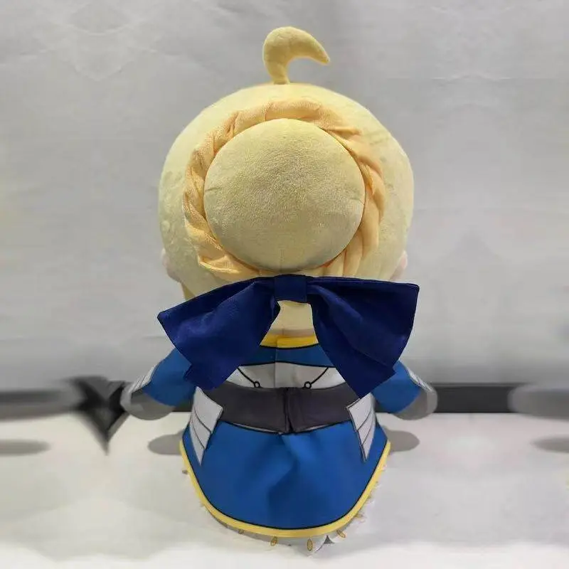 40cm Anime Game Fate My King Saber Daimao Wang Ichiban Kuji Cotton Doll Sitting Posture Pillow Doll Surroundings Collect Gifts