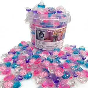 5-In-1 Laundry Beads, Portable Laundry Detergent, 10/30/50/80/100 Pieces, Durable Cleaning Solution, Travel-Friendly Design, Eco-Friendly, Soften Clothes, Remove Stains