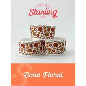 Boho Floral Tumbler Boots