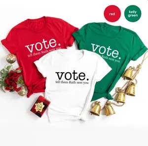 Ruth Bader Ginsburg T-Shirt, Vote Tell Them Ruth Sent You, Political T-Shirt, Feminist T-Shirt, Send Me RBG, Women's Rights Equality T-Shirt