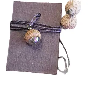 Acorn Necklace • Natural Hemp Cord • Hand Picked & Handcrafted