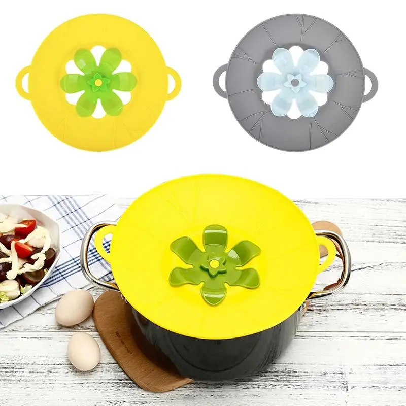 Silicone Spill Proof Pot Lid Kitchen High Temperature Resistant Splash Proof and Splash Proof Silicone Lid Kitchen Tool