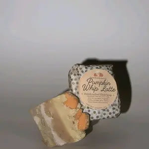 Pumpkin Spice Latte Handmade Cold Process Soap Cozy Fall Scent for Relaxing Bath Rich Warm Fragrance with Coffee Vanilla & Campfire Marshmallow