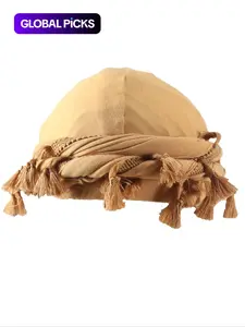 Street Style Tassel Design Turban Hats for Men, Hiphop Turban Hat, Vintage Men's Hats for Daily Wear, Hats for Summer