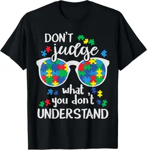 Autism Awareness T-Shirt Pure Cotton Soft Comfortable for Sensitive Skin Ideal for Daily Leisure Sports and Travel